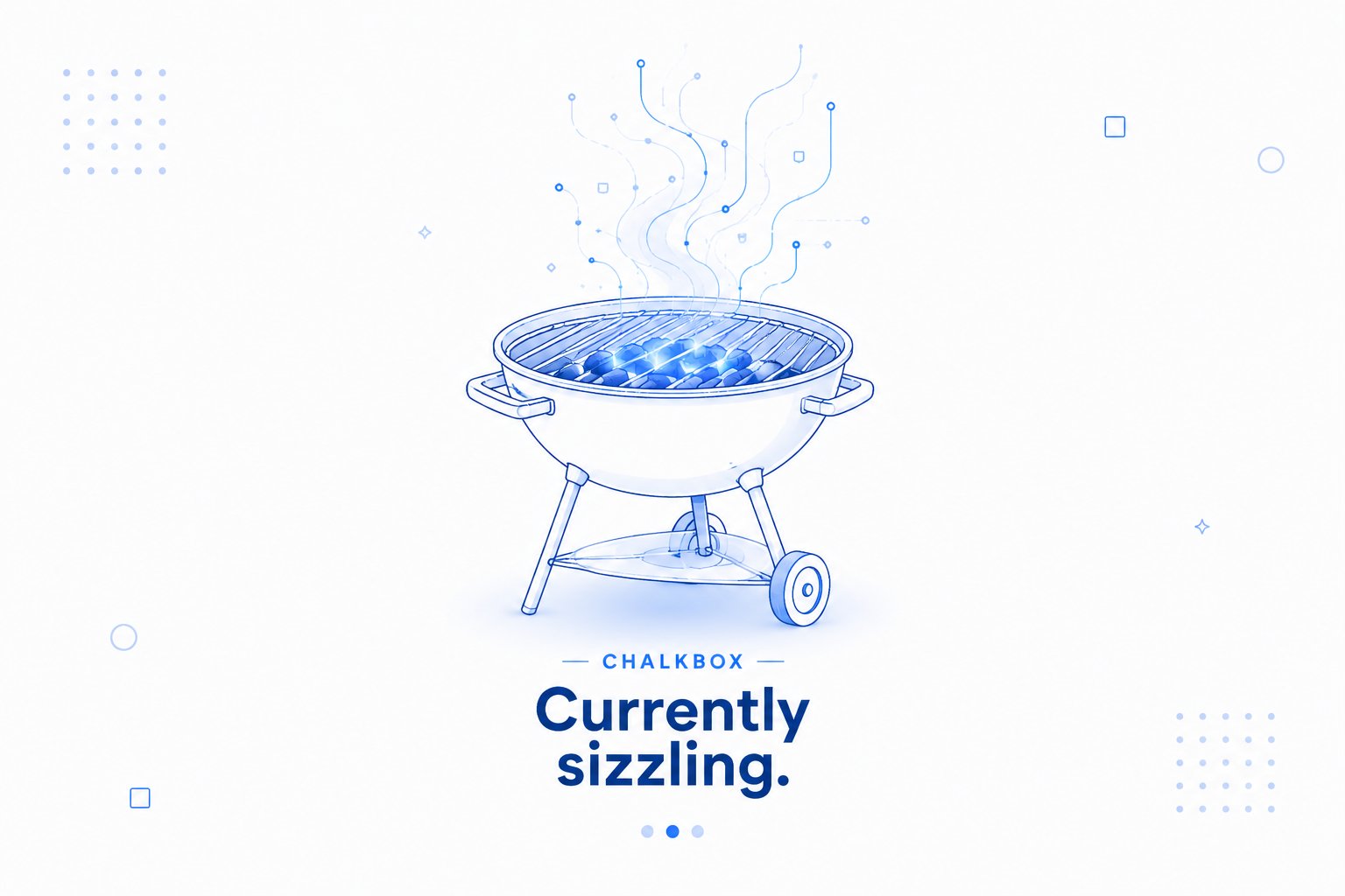 Chalkbox, currently sizzling – an illustrated teaser for the federation platform in development